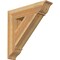 Ekena Millwork Traditional Traditional Rough Sawn Bracket, Western Red Cedar, 6"W x 28"D x 28"H BKT06X28X28TRA01RWR - alternate 1